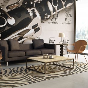 ARTGEIST Fototapet - Klarinet og noder (flere strrelser)