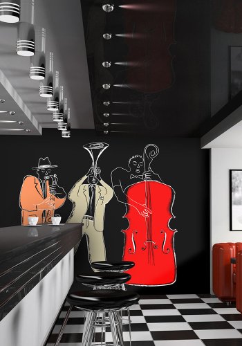 ARTGEIST Fototapet - Musikinstrumenter jazz (flere strrelser)