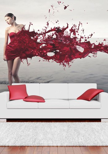 ARTGEIST Fototapet - Red beauty (flere strrelser)