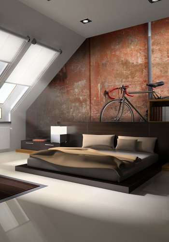 ARTGEIST Fototapet - Cykel op ad vg (flere strrelser)