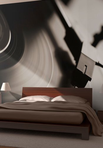 ARTGEIST Fototapet - Pladeafspiller vintage (flere strrelser)