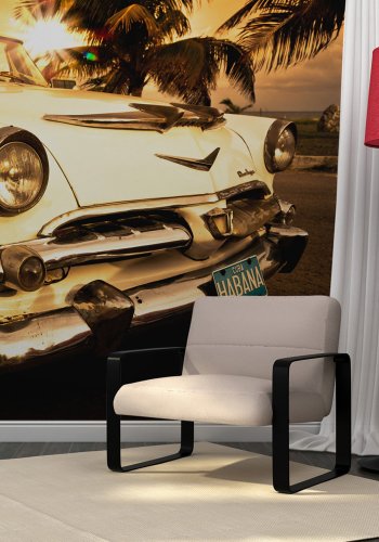 ARTGEIST Fototapet af amerikansk bil - Havana (flere strrelser) 