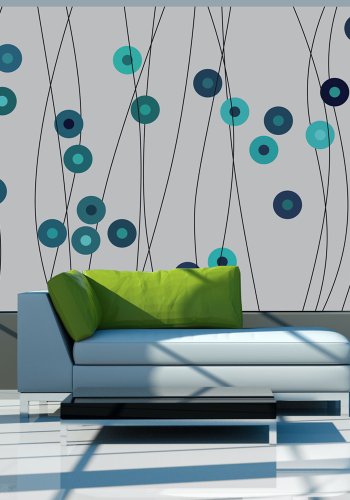 ARTGEIST Fototapet - Azurbl knapper (flere strrelser)