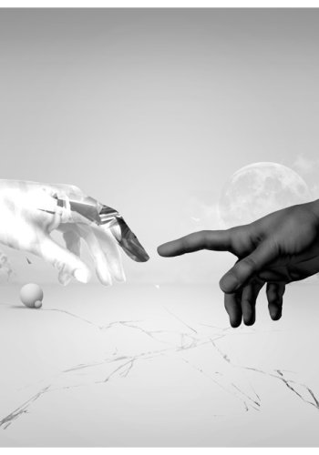 ARTGEIST Fototapet - Intergalactic touch (flere strrelser)