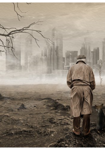 ARTGEIST Fototapet - Ghost city (flere strrelser)