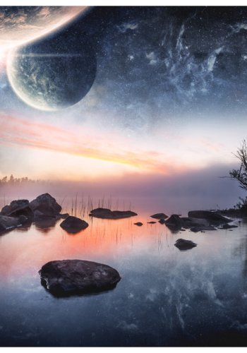 ARTGEIST - Fototapet af et kosmisk univers - Flere strrelser