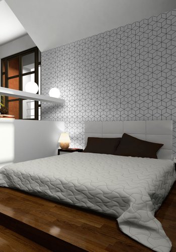 ARTGEIST - Fototapet med kubisk tekstur/design - Flere strrelser