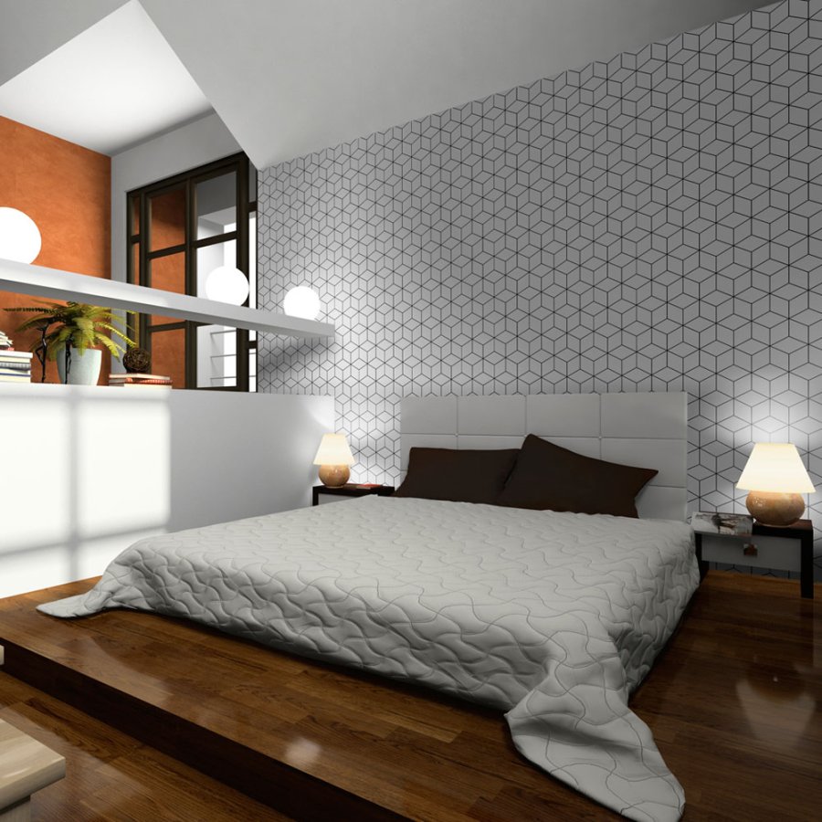 ARTGEIST - Fototapet med kubisk tekstur/design - Flere strrelser