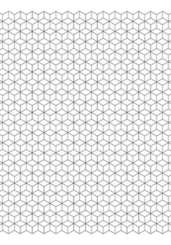 ARTGEIST - Fototapet med kubisk tekstur/design - Flere strrelser