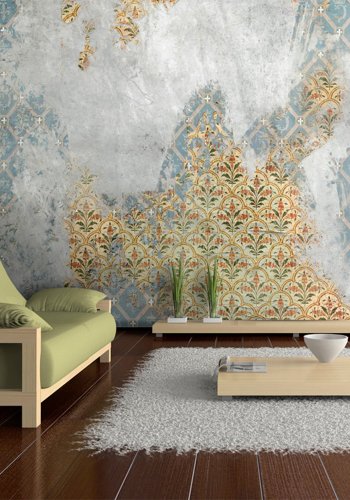 ARTGEIST - Fototapet med slidtage der fortller om fortiden - Flere strrelser