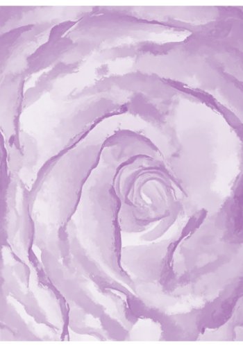 ARTGEIST - Fototapet med rose i lilla nuancer - Flere strrelser