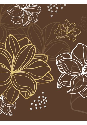 ARTGEIST - Minimalistisk fototapet med blomster - Flere strrelser