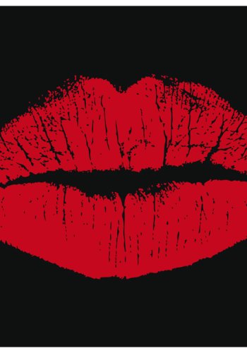 ARTGEIST - Fototapet med sensuelle rde lber - Flere strrelser