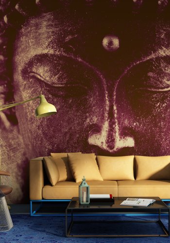 ARTGEIST - Fototapet med Buddhas hoved - Flere strrelser