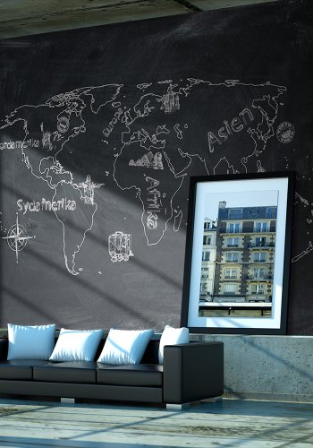 ARTGEIST Verdenskort fototapet med 