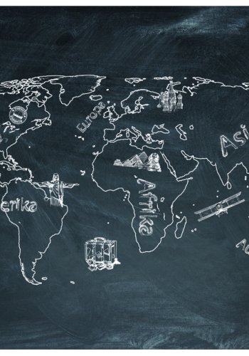 ARTGEIST Verdenskort fototapet med 