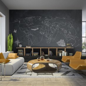 ARTGEIST Verdenskort fototapet med 