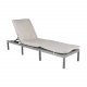 VENTURE DESIGN Bilbao liggestol, m. hynde - gr polyester, gr polyrattan og aluminium