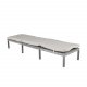 VENTURE DESIGN Bilbao liggestol, m. hynde - gr polyester, gr polyrattan og aluminium