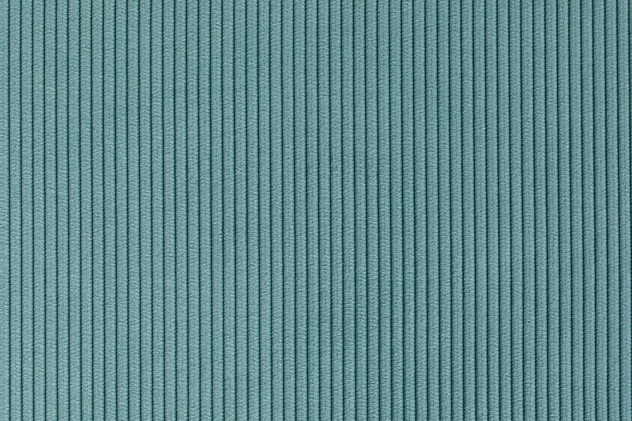 ZUIVER Ridge Rib spisebordsstol - bl fljl polyester og slv krom