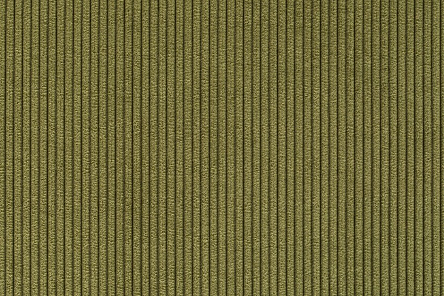 ZUIVER Ridge Rib spisebordsstol - grn fljl polyester og slv krom