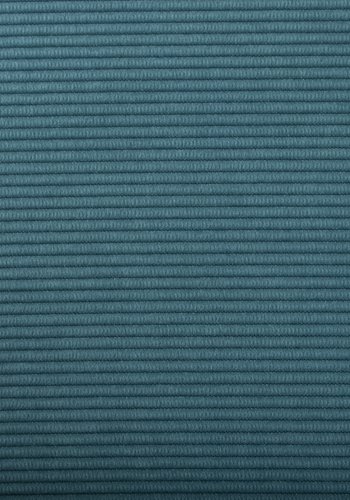 ZUIVER Ridge Rib lnestol, m. armln - bl fljl polyester og slv krom
