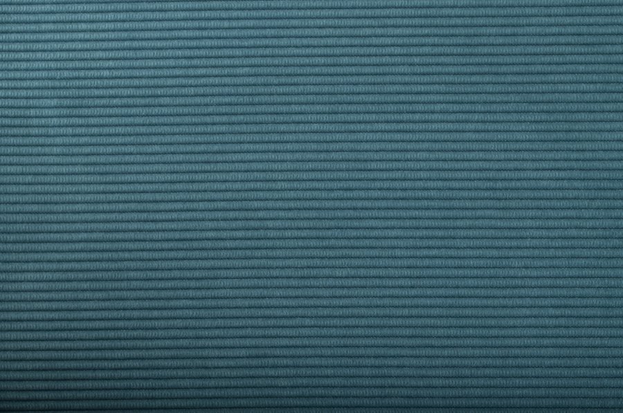 ZUIVER Ridge Rib lnestol, m. armln - bl fljl polyester og slv krom