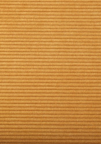 ZUIVER Ridge Rib lnestol, m. armln - gul fljl polyester og slv krom