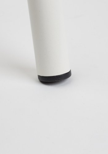 ZUIVER Back To School spisebordsstol, stabelbar - hvid HPL og hvid stl