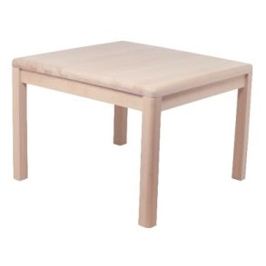 Lina hjrnebord - massiv bgetr, kvadratisk