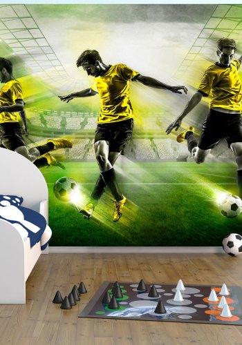 ARTGEIST Fototapet af fodboldspillere - Let's play! (flere strrelser)