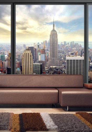 ARTGEIST Storby fototapet med udsigt over New Yorks arkitektur (flere strrelser)