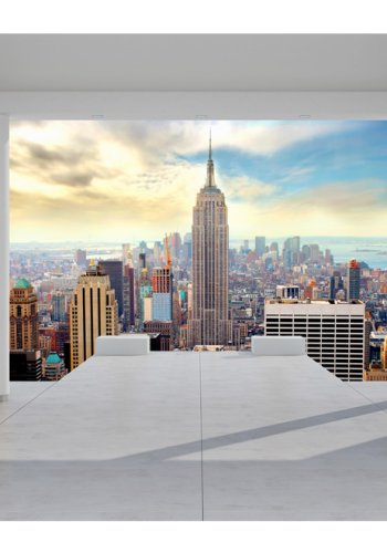 ARTGEIST Fototapet med motiv af terrasse med udsigt over New York (flere strrelser)