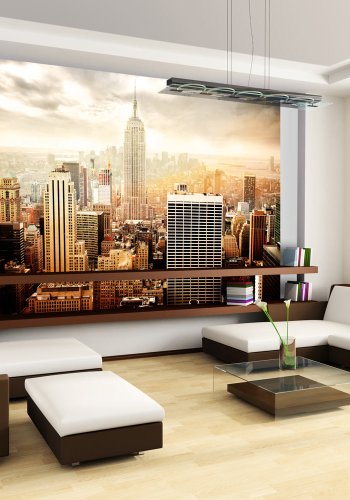 ARTGEIST Fototapet med udsigt over New York Citys arkitektur og skyskrabere (flere strrelser)