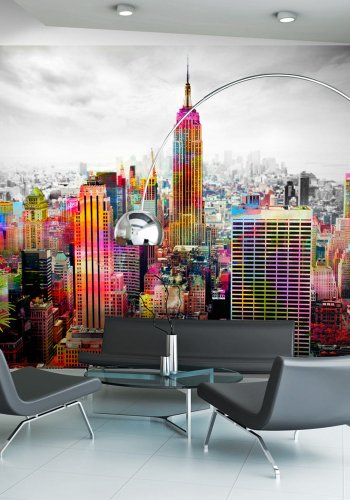 ARTGEIST Fototapet farverig New York - Colors of New York City II (flere strrelser)