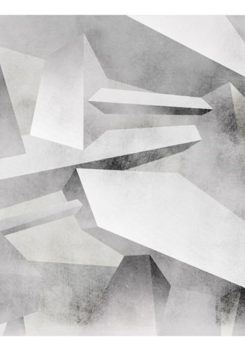 ARTGEIST Fototapet af geometrisk 3D-kusnt - Frozen wings (flere strrelser)