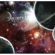 ARTGEIST Astronomi fototapet med motiv af stjerner og planeter i solsystemet (flere strrelser)