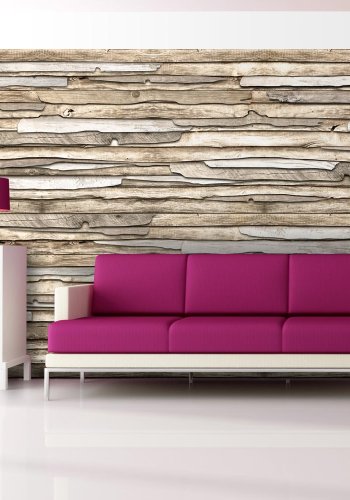 ARTGEIST Fototapet med motiv af rustik og naturlig trvg (flere strrelser)