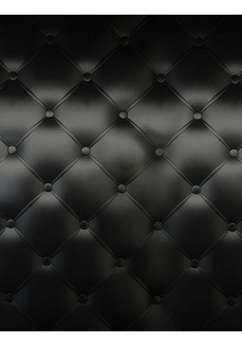 ARTGEIST Fototapet med sort lder look og geometrisk mnster med knapper (flere strrelser)