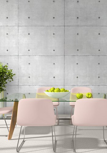 ARTGEIST - Stilet fototapet med beton-elementer - Flere strrelser