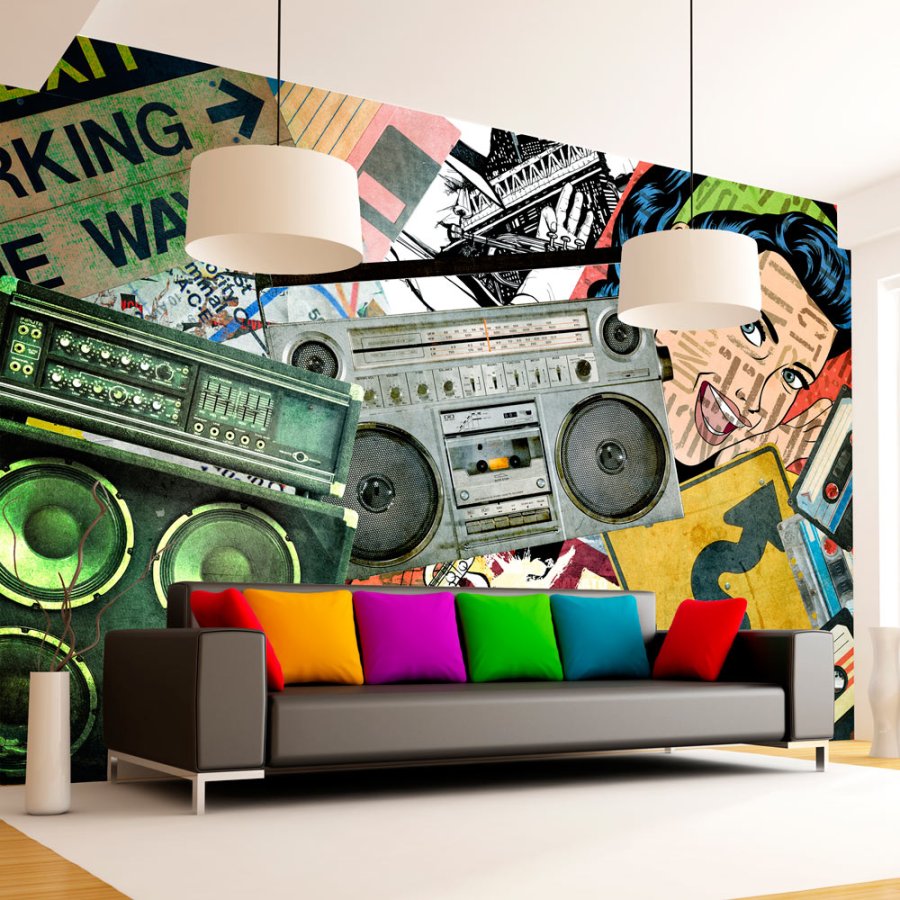 ARTGEIST - Fototapet med street art graffiti - Flere strrelser