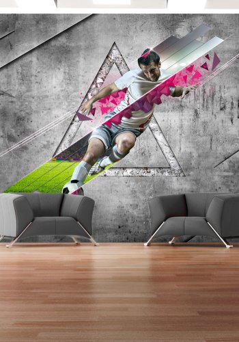 ARTGEIST Fototapet af fodboldspiller - Perseverance (flere strrelser)