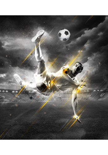 ARTGEIST Fototapet af fodboldspiller - Football legend (flere strrelser)