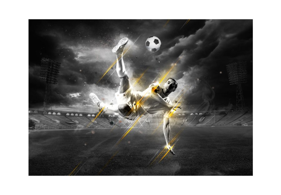 ARTGEIST Fototapet af fodboldspiller - Football legend (flere strrelser)