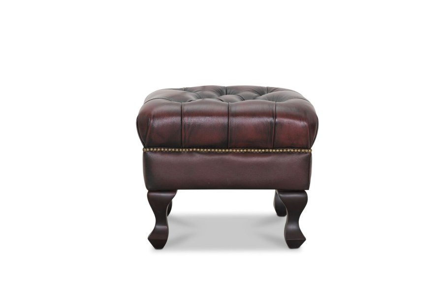 HAGA Aberdeen skammel - oxblood lder