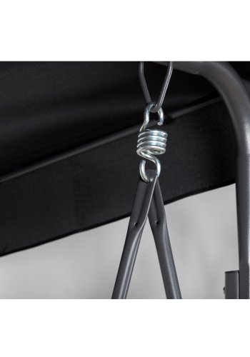 VENTURE DESIGN Montreal 3 pers. hngekje - sort textilene, PVC, polyester og aluminium