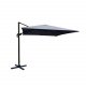 VENTURE DESIGN Leeds parasol med tilt, 3x3m - gr, sort aluminium og stl 