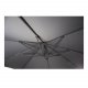 VENTURE DESIGN Leeds parasol med tilt, 3x3m - gr, sort aluminium og stl 