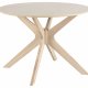 ACT NORDIC Duncan spisebord - natur egetrsfinér/egetr, rund (105)