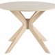 ACT NORDIC Duncan spisebord - natur egetrsfinér/egetr, rund (105)